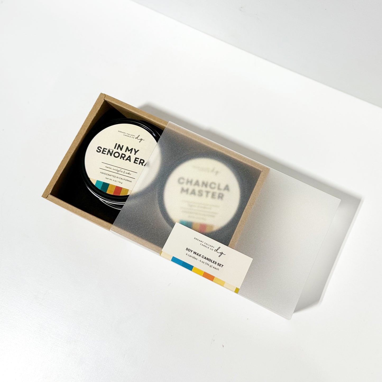 GIFT SET (4 candles- 4 oz each)