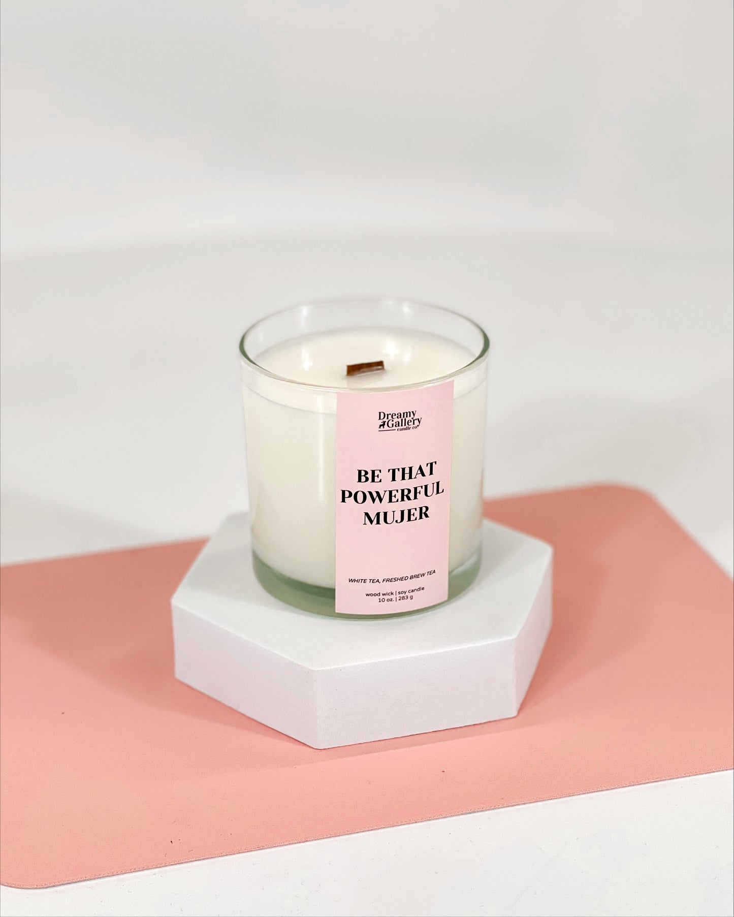 BE THAT POWERFUL MUJER- WOOD WICK CANDLE